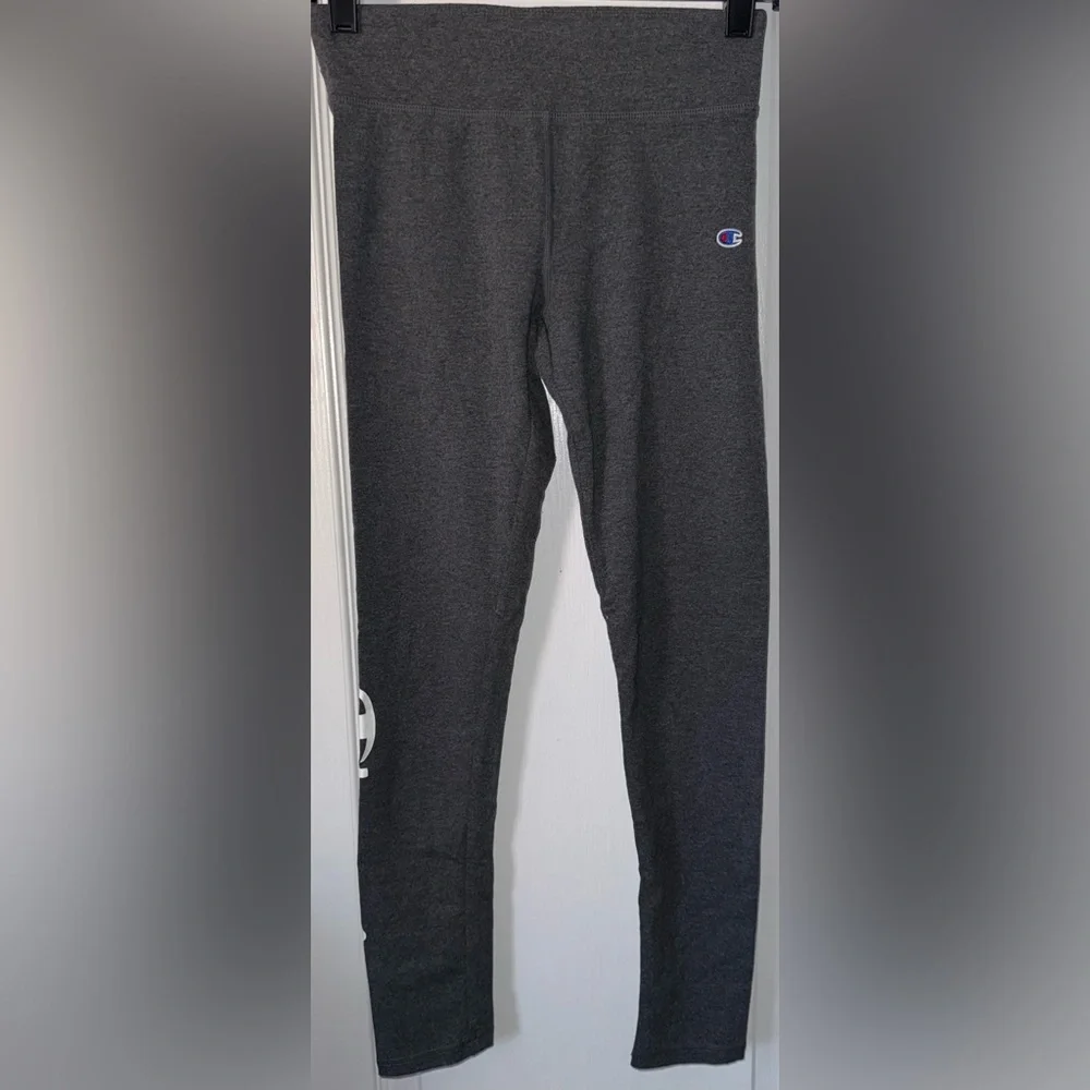Champion Signature Script Leggings Granite Heather NWOT Size M